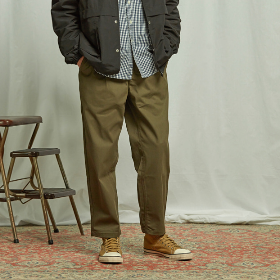 OG Haworth One Tuck Pants - Olive