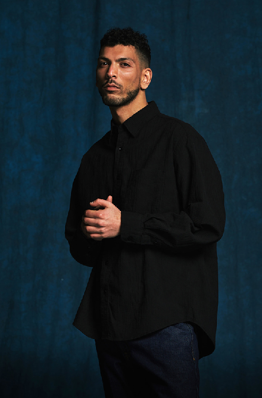 OG Dobby Weave Seersucker Shirt - Black