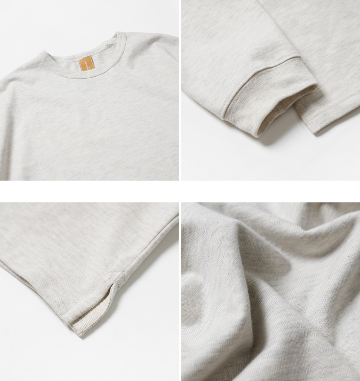 OG Double Rib L/S T-Shirt - Oatmeal