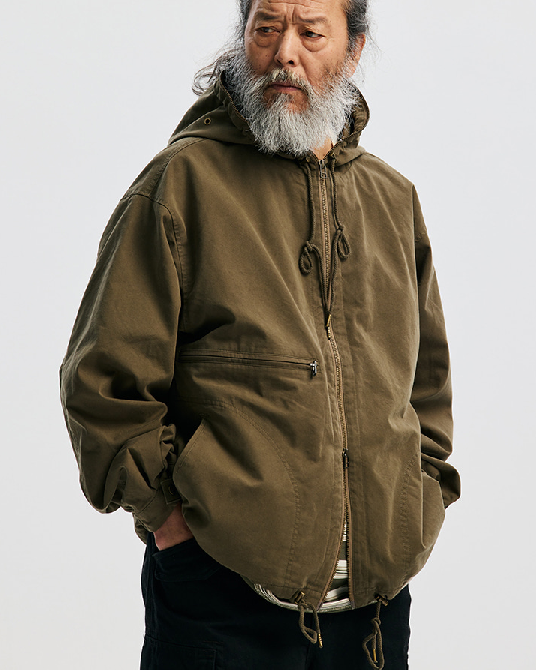 Sailing Hooded Parka - Olive