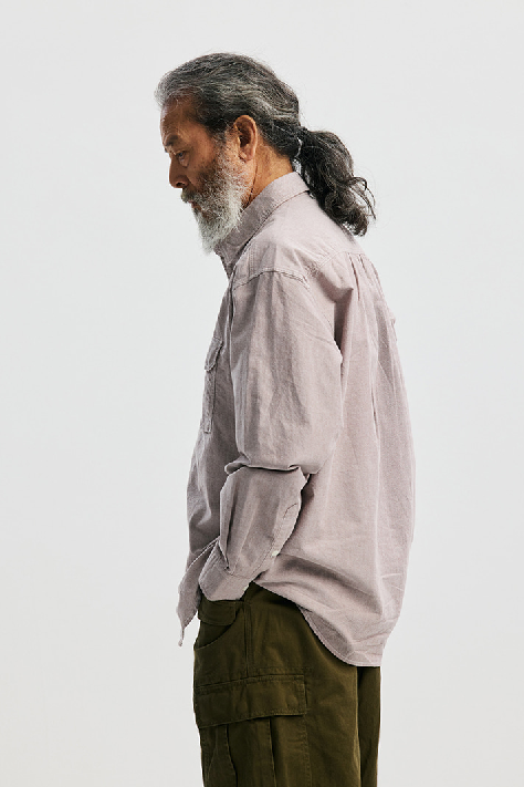 1920s Oxford Work Shirt - Brown
