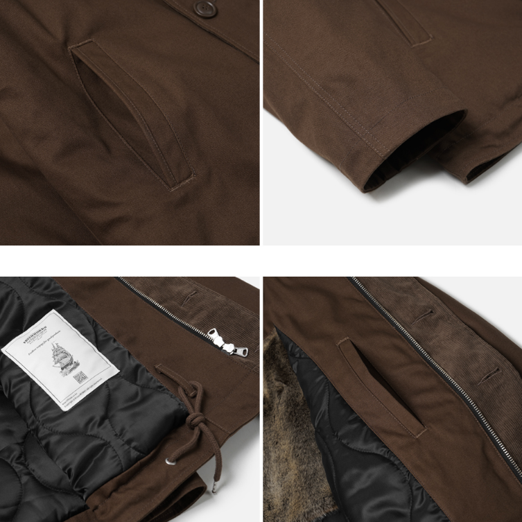 Edgar N-1 Deck Jacket - Brown