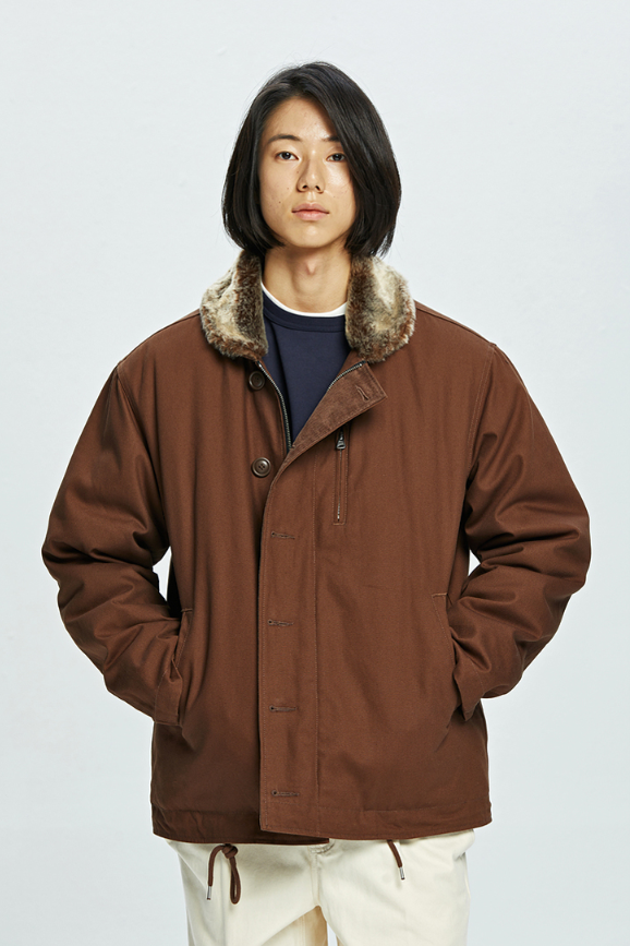 Edgar N-1 Deck Jacket - Brown