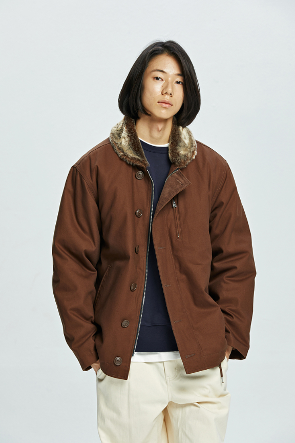 Edgar N-1 Deck Jacket - Brown