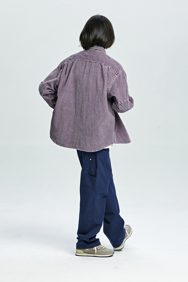 Pigment 8W Corduroy Shirt 002 - Purple