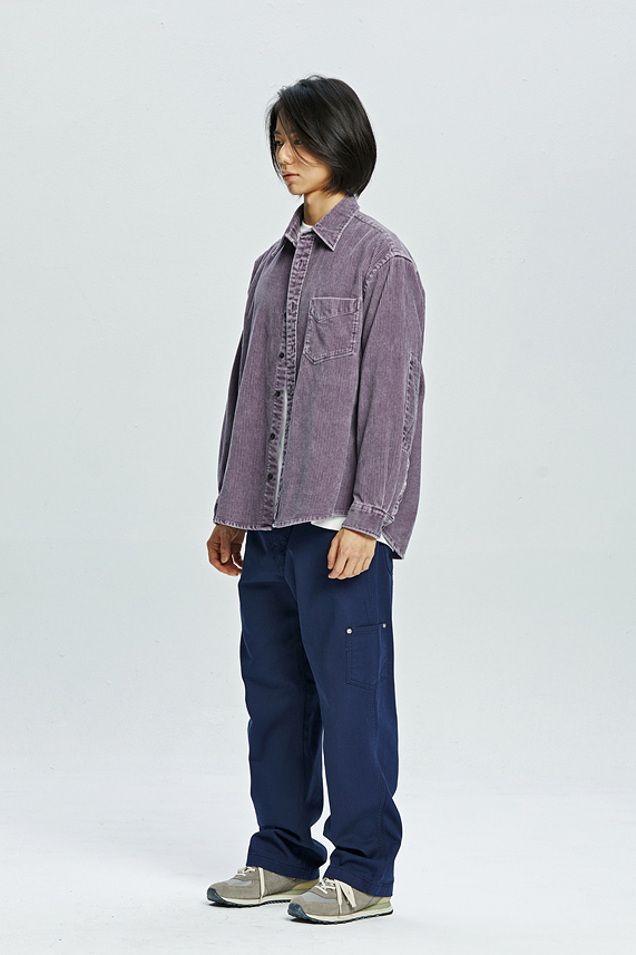 Pigment 8W Corduroy Shirt 002 - Purple