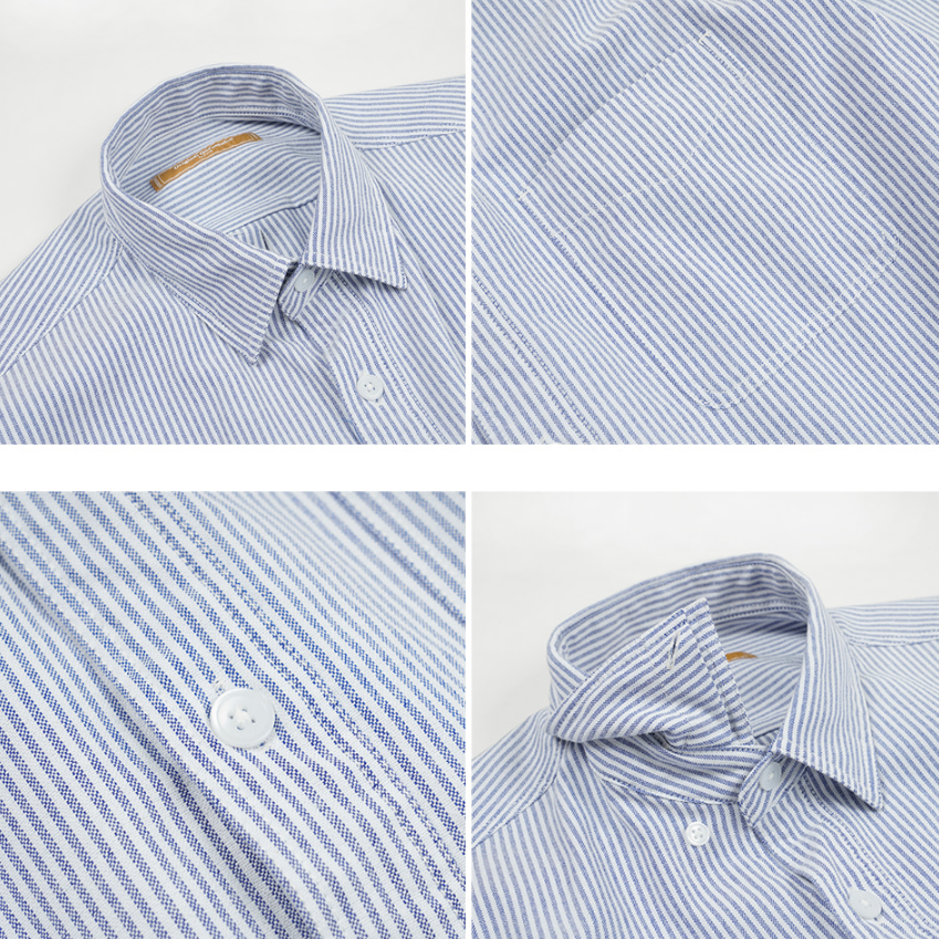 OG Stripe Oversized Shirt - Blue