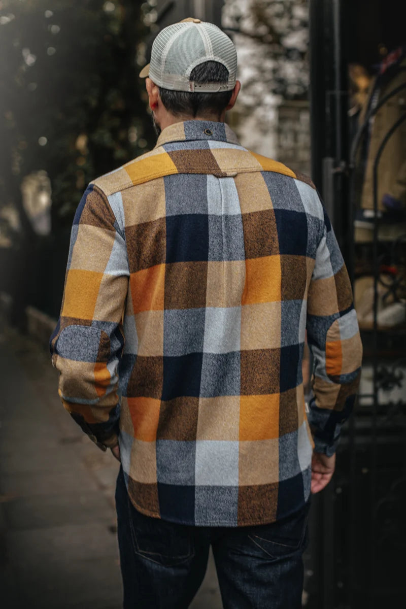 Big Yukon Flannel Check Shirt - Tan