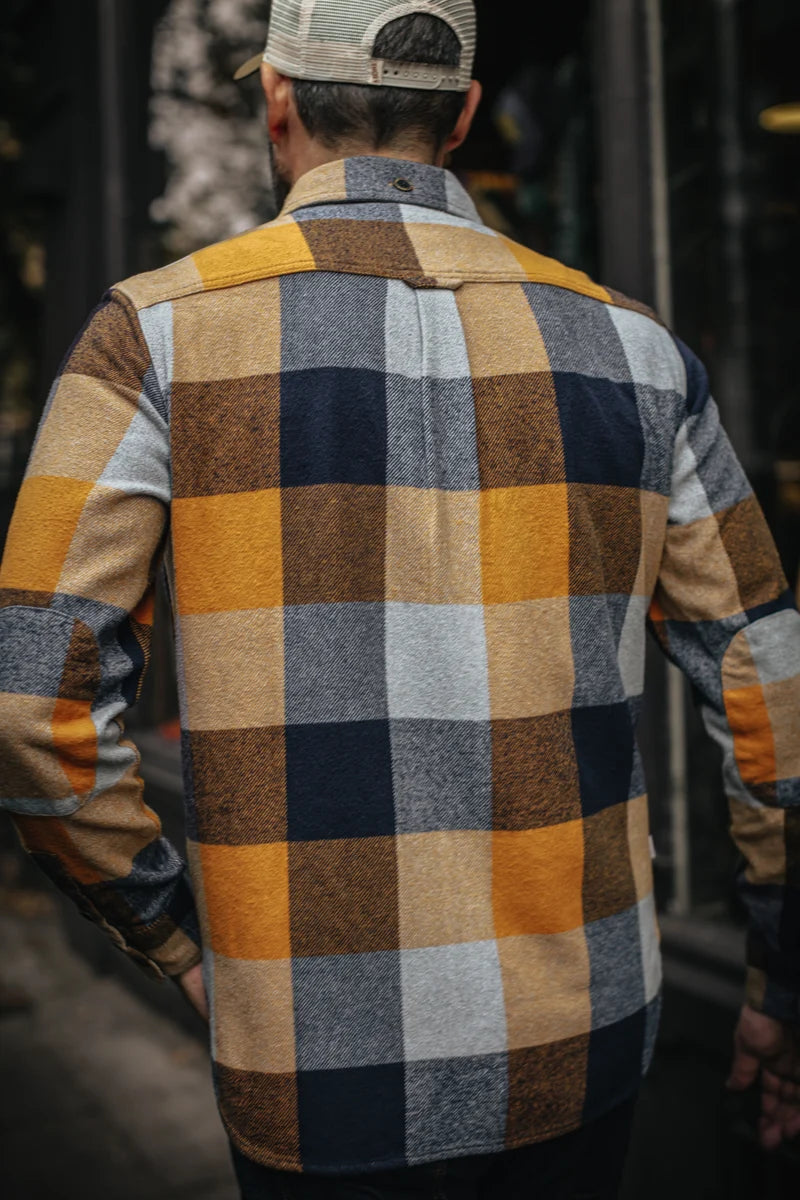 Big Yukon Flannel Check Shirt - Tan