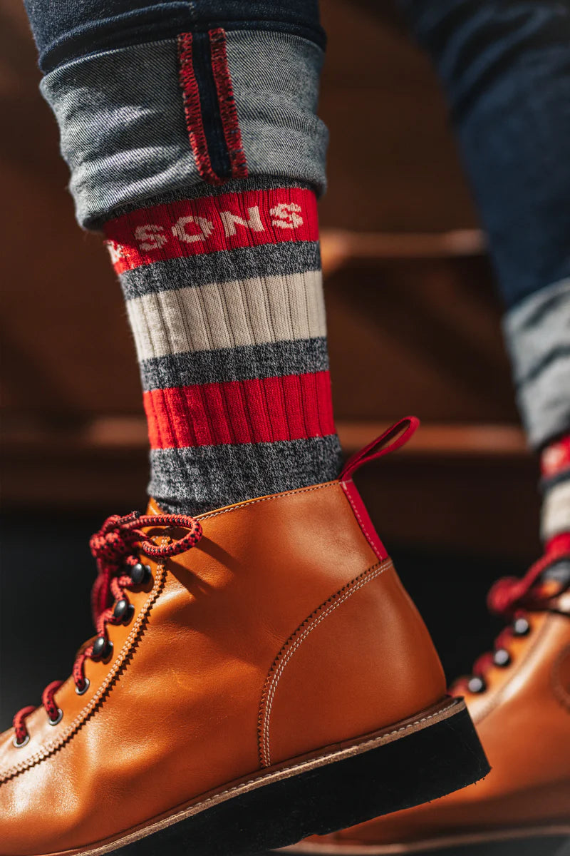 &SONS Baseline Socks - Grey