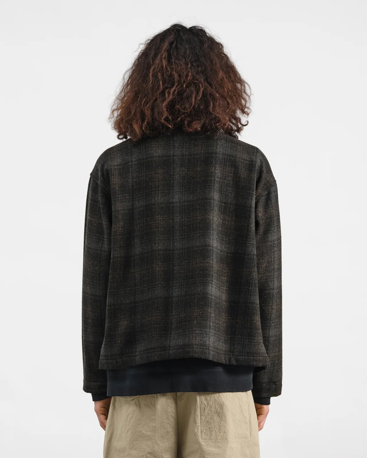 PJ Overshirt - Brown Multi Wool