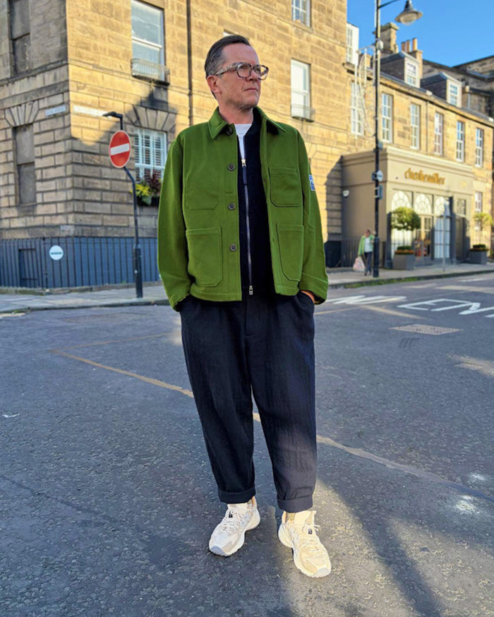 Ives Jacket - Orange Mowbray Wool