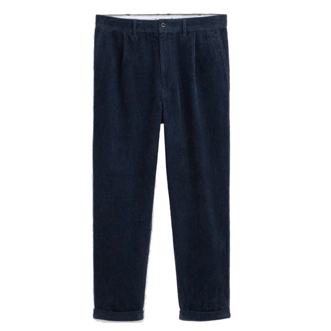 Standard Pleated Cord - Deep Navy
