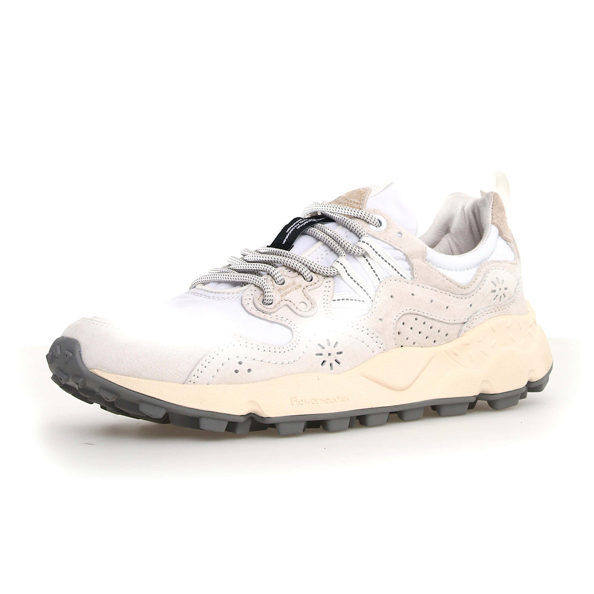 Yamano 3 Man Trainers - White/Off White