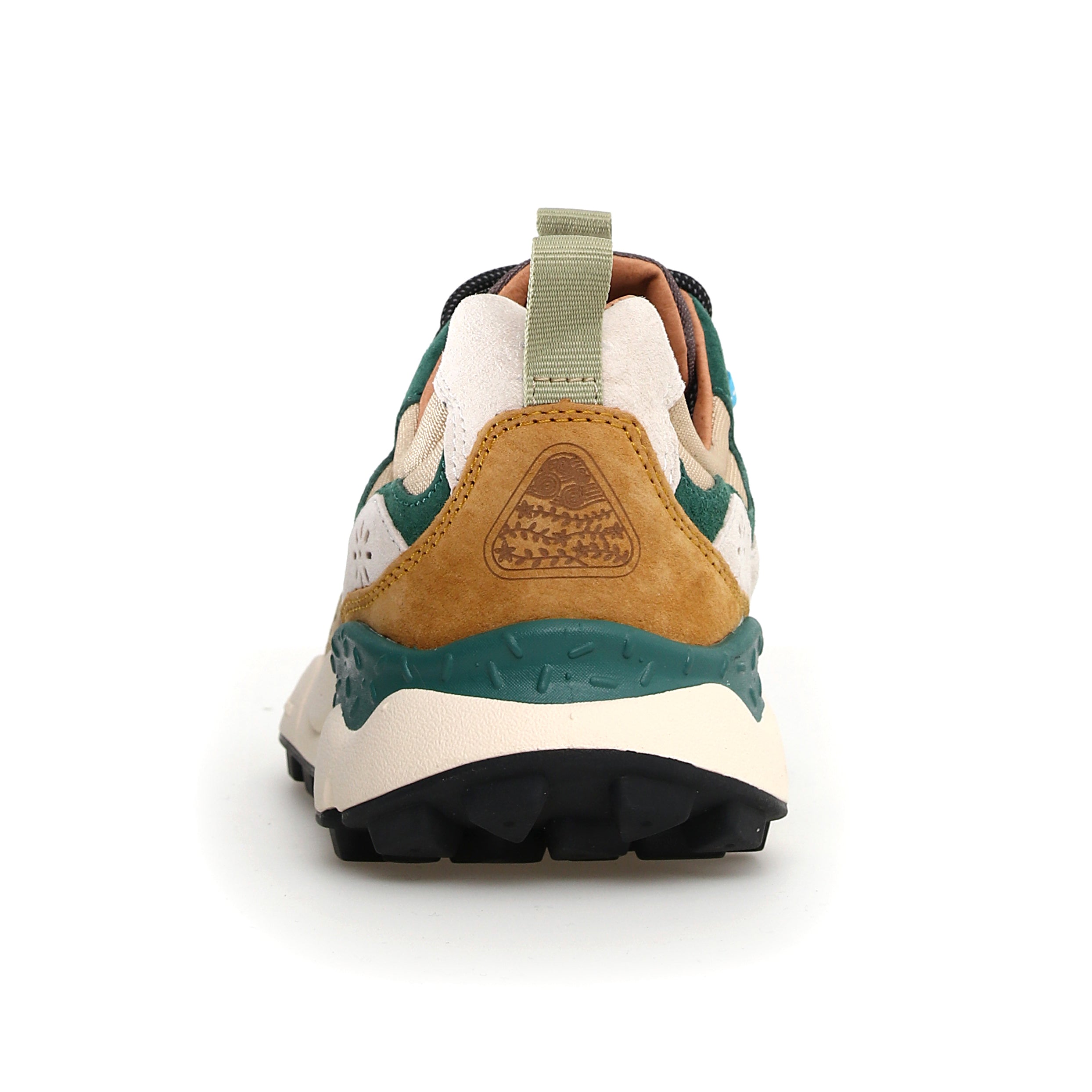 Yamano 3 Trainers - Taupe/White/Green