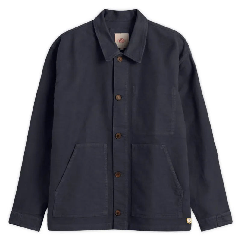 Fisherman Jacket - Tornade Blue Moleskin