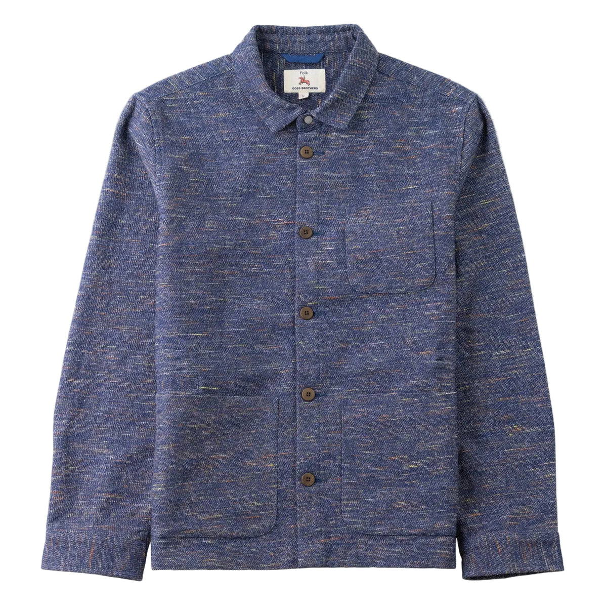 Assembly Jacket - Navy Multi Texture | Folk x Goss Brothers
