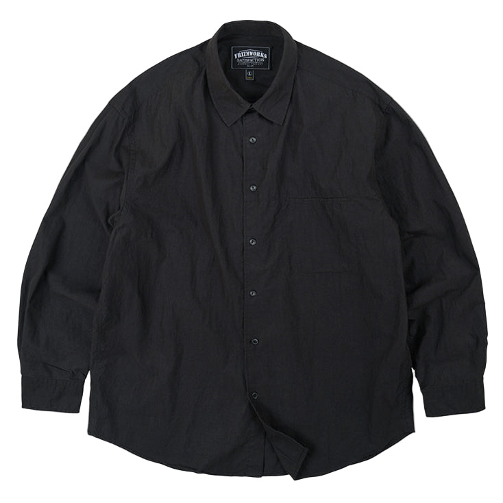 Soft Touch Relaxed Shirt 002 - Black