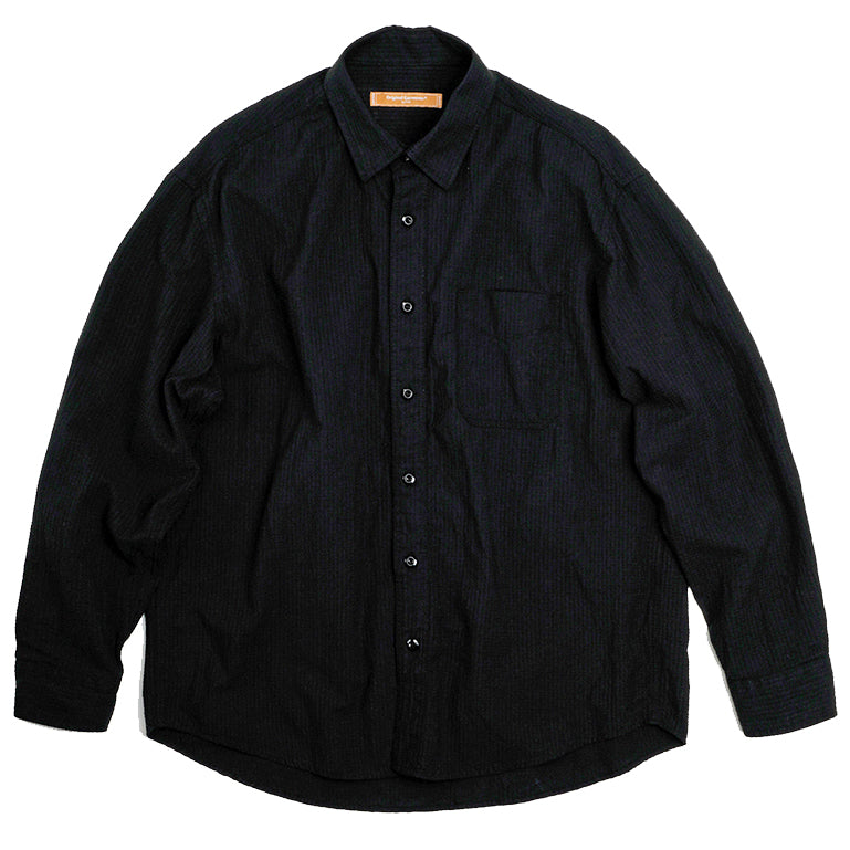 OG Dobby Weave Seersucker Shirt - Black