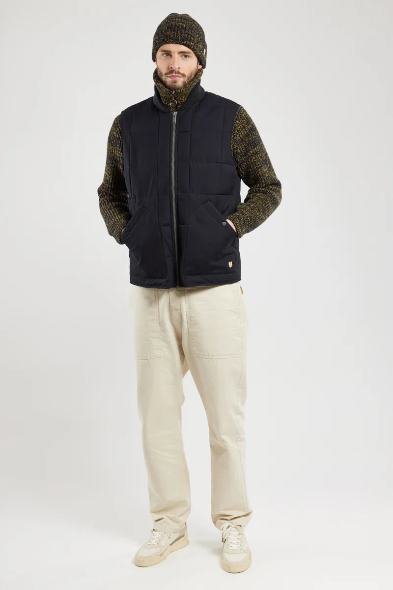 Quilted Heritage Gilet - Rich Navy