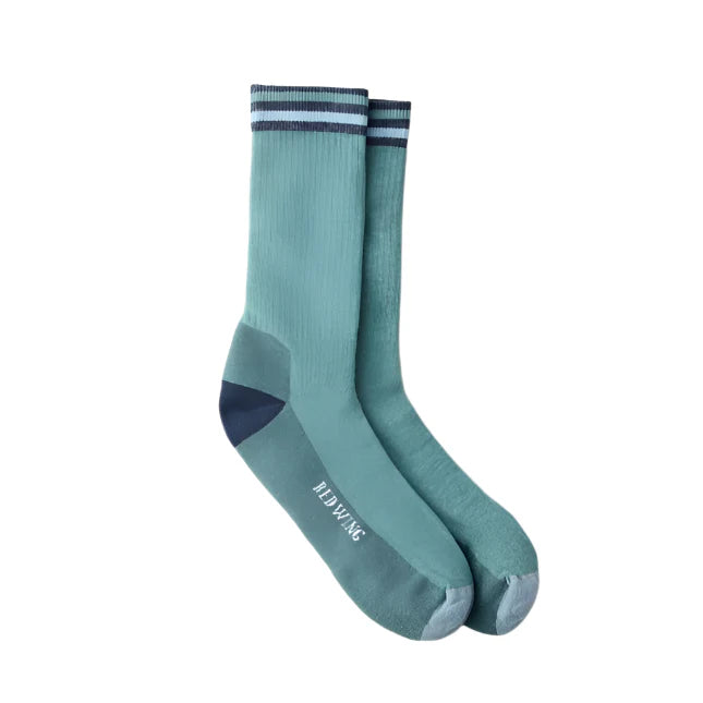 Vintage Stripe Socks - Steel Blue/Carbon Navy