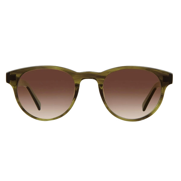 Bubs Sunglasses - Leaf Green & Brown Lens