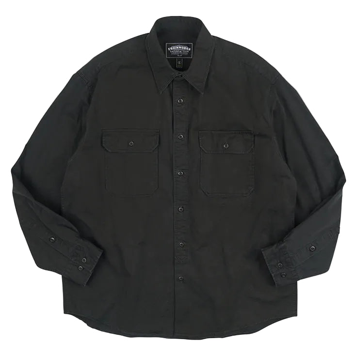 Chino Officer Shirt - Black