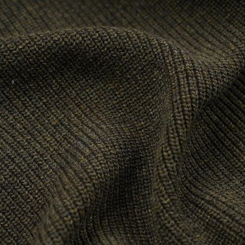 Ultra Heavyweight Collar Cardigan - Forest Green