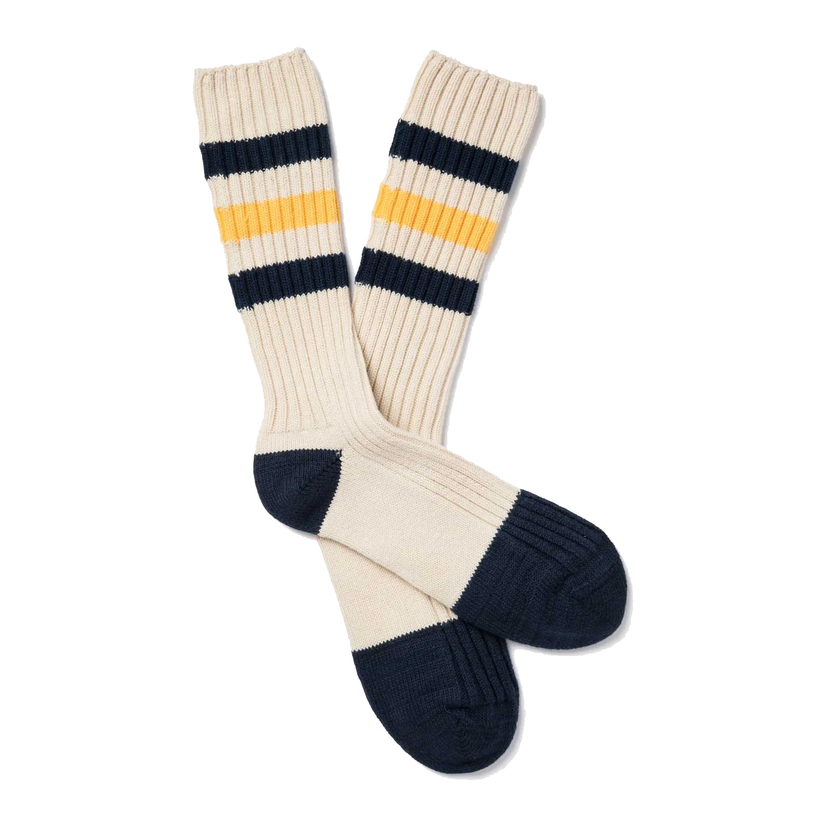 Nicklas Socks - Navy/Gold