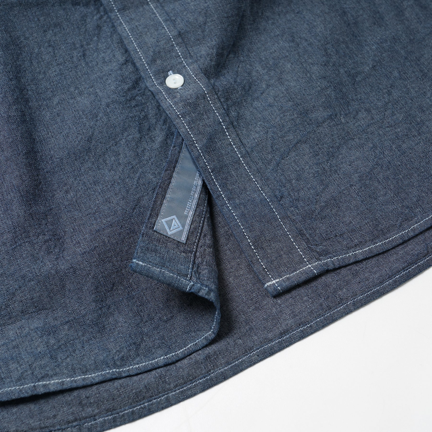 Cigarette Pocket Chambray Shirt - Indigo