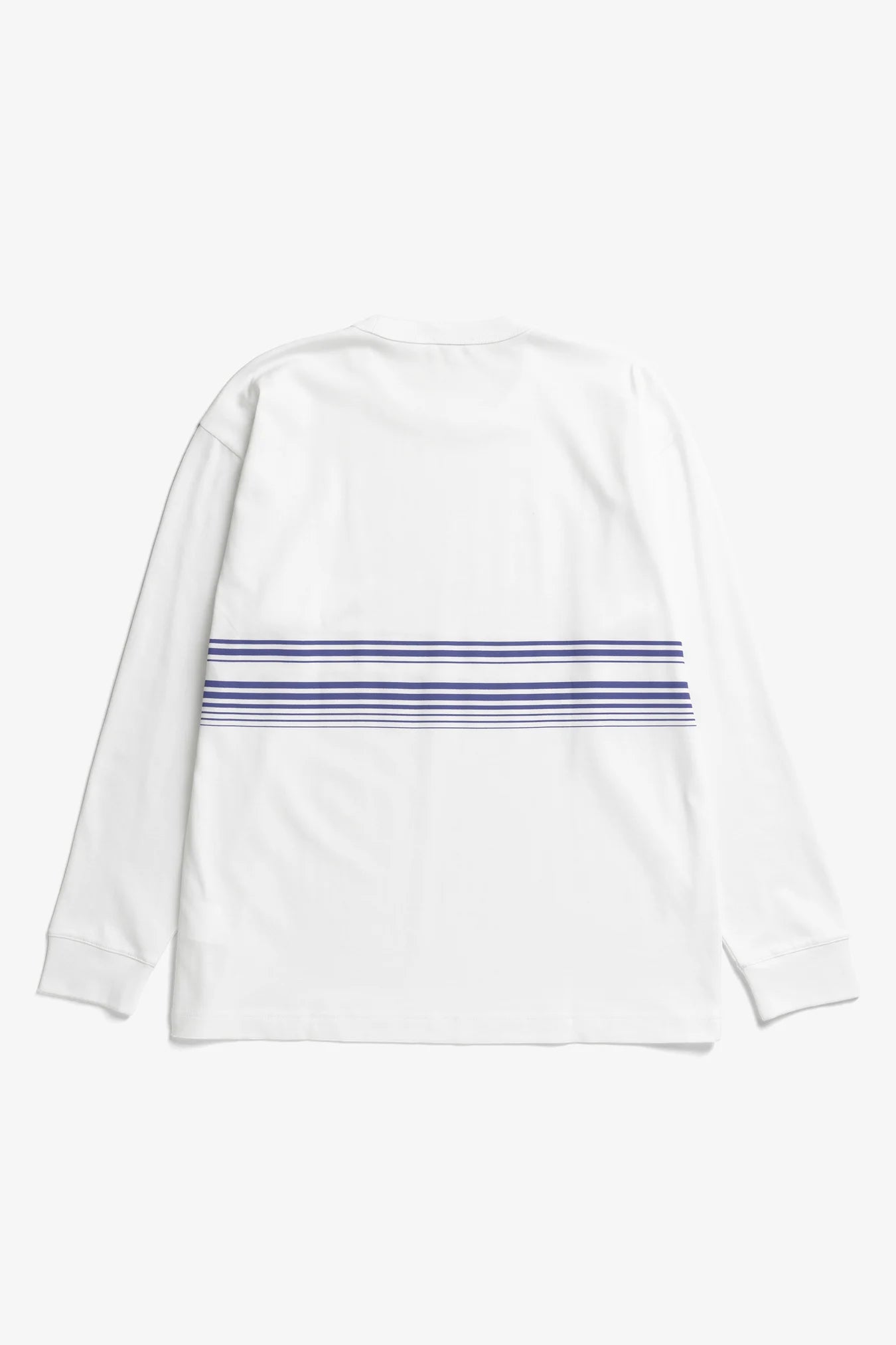 Loften Nautical Stripe Print Heavy LS T-Shirt - White