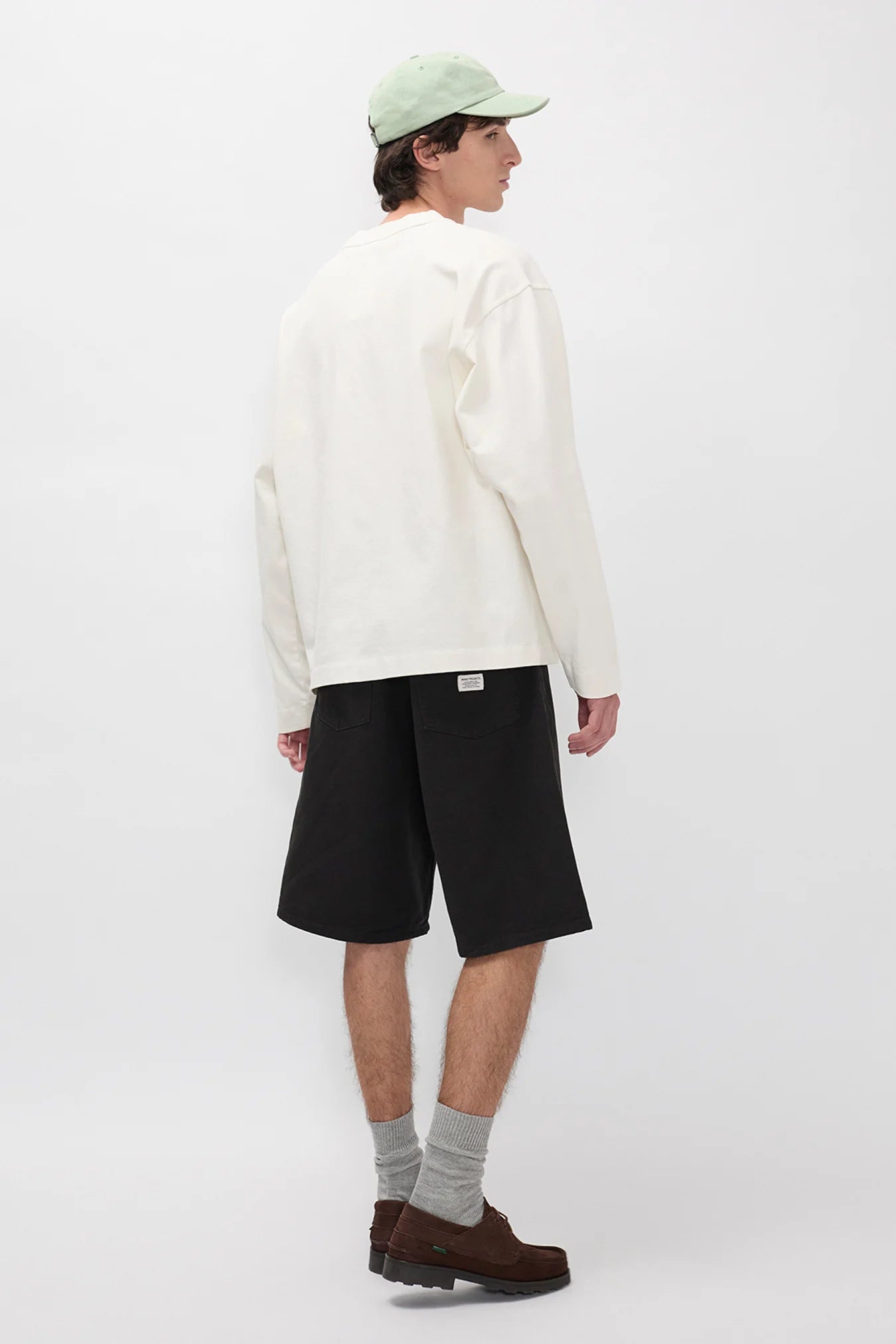 Isefjord Compact Cotton LS T-Shirt - Ecru