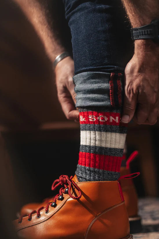 &SONS Baseline Socks - Grey