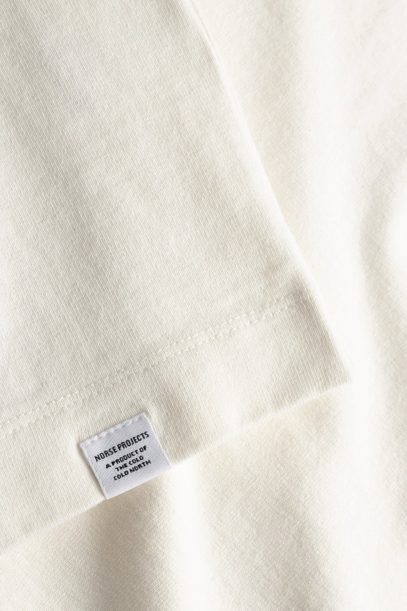 Isefjord Compact Cotton LS T-Shirt - Ecru