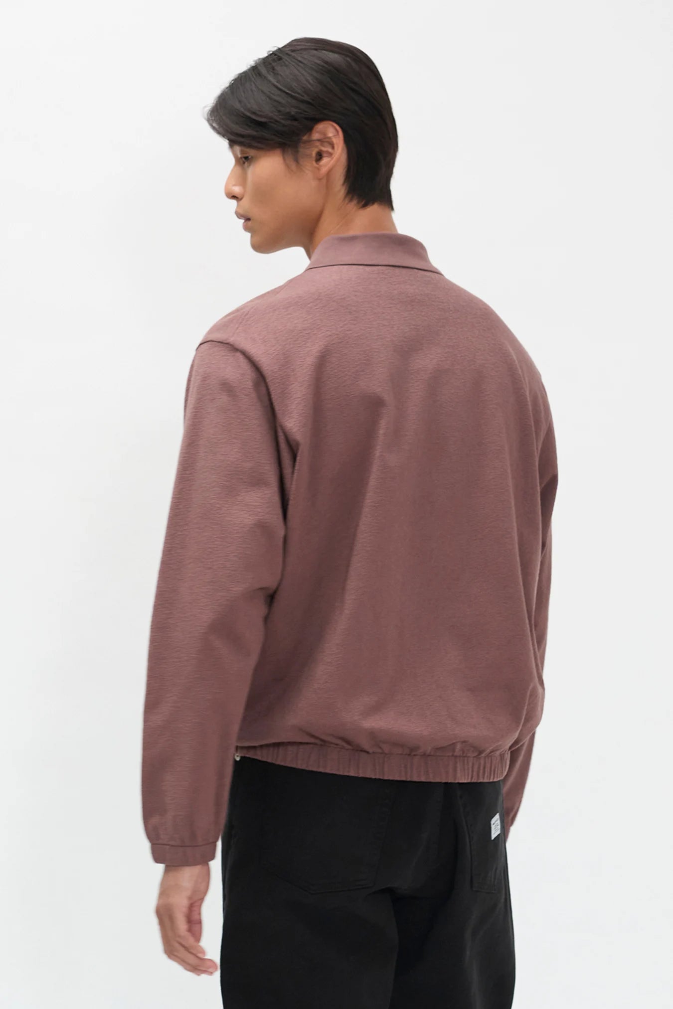 Sylane Relaxed Light Pile Jersey Polo - Peppercorn