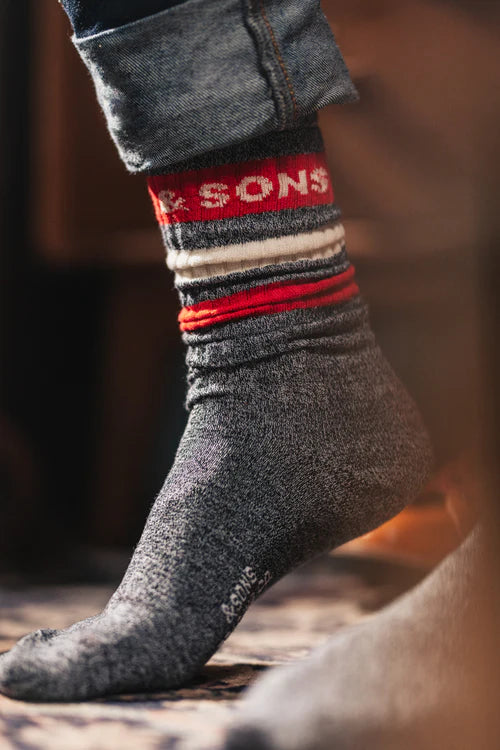 &SONS Baseline Socks - Grey