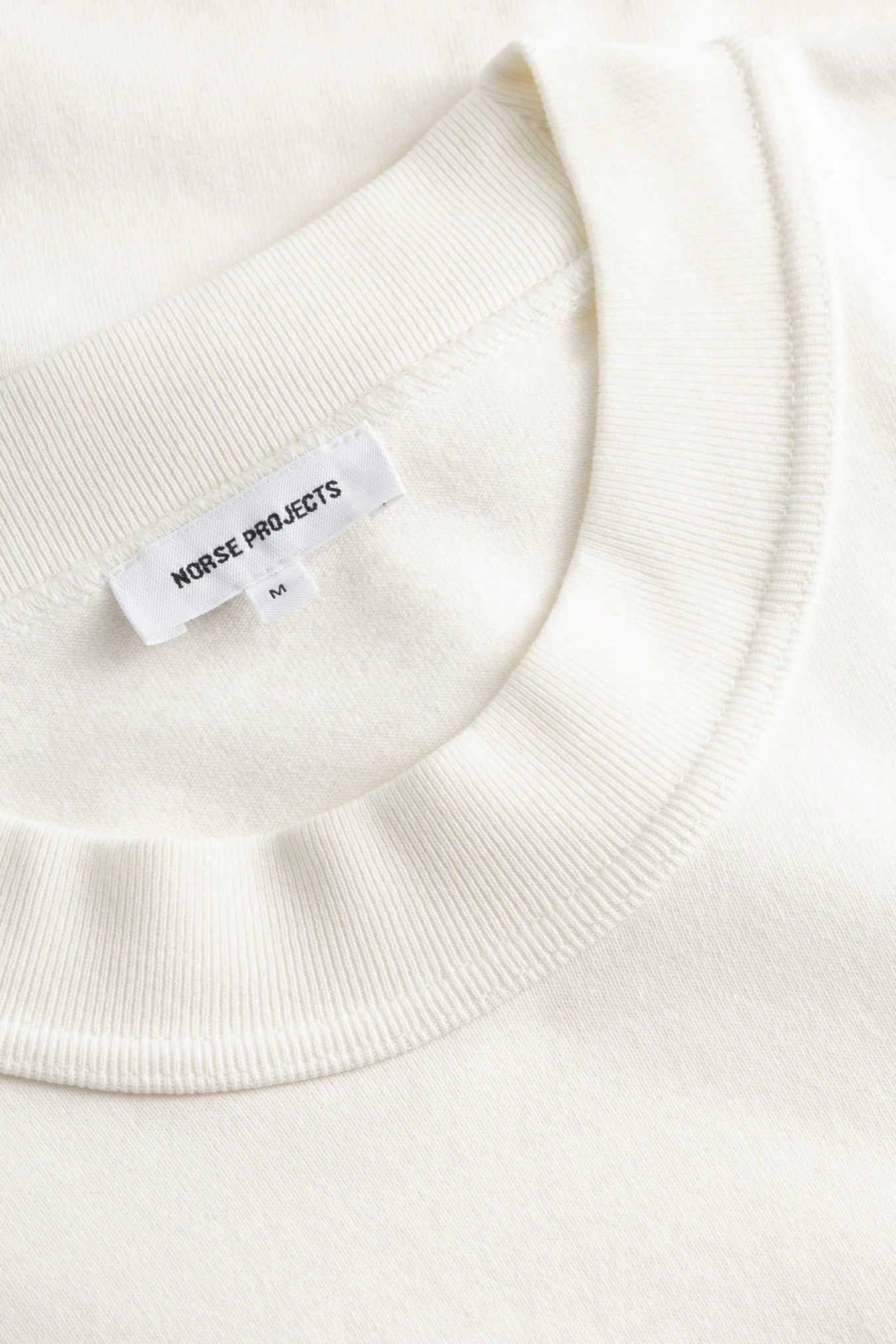 Isefjord Compact Cotton LS T-Shirt - Ecru