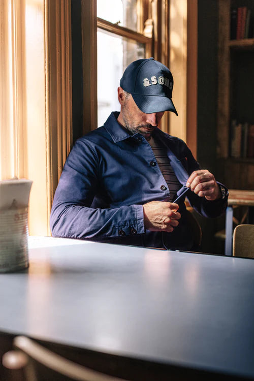 &SONS Baseball Cap - Navy