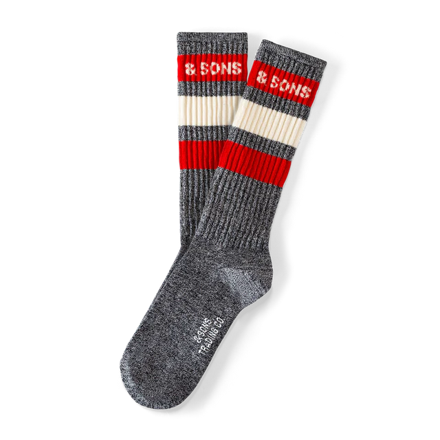 &SONS Baseline Socks - Grey