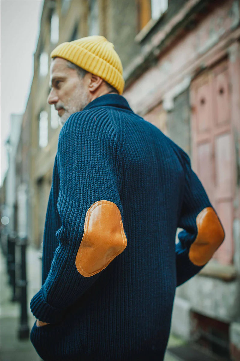 Pioneer British Wool Cardigan - Navy