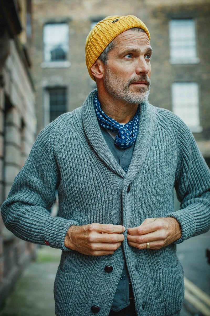 Dot Japanese Style Scarf - Blue