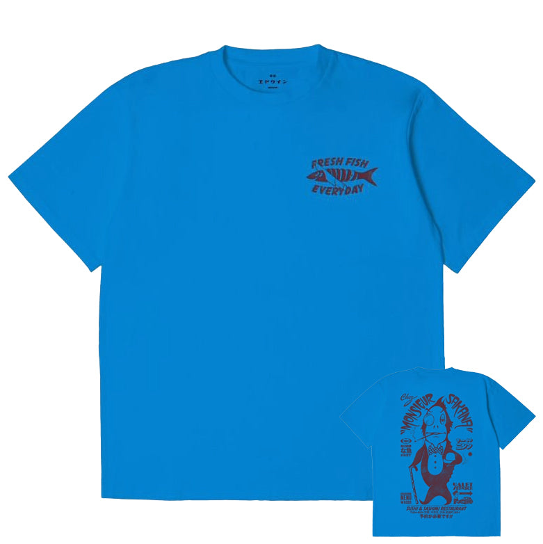 Monsieur Sakana T-Shirt - Directoire Blue