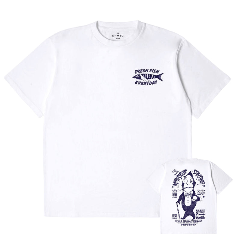 Monsieur Sakana T-Shirt - White