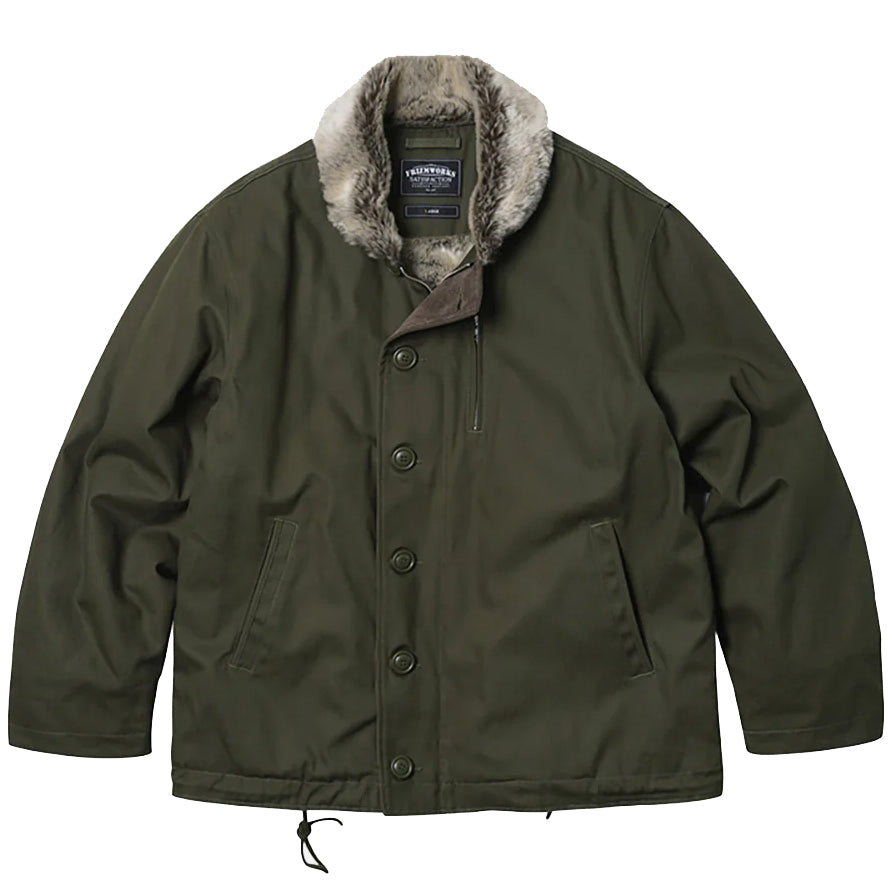 Edgar N1 Deck Jacket - Olive