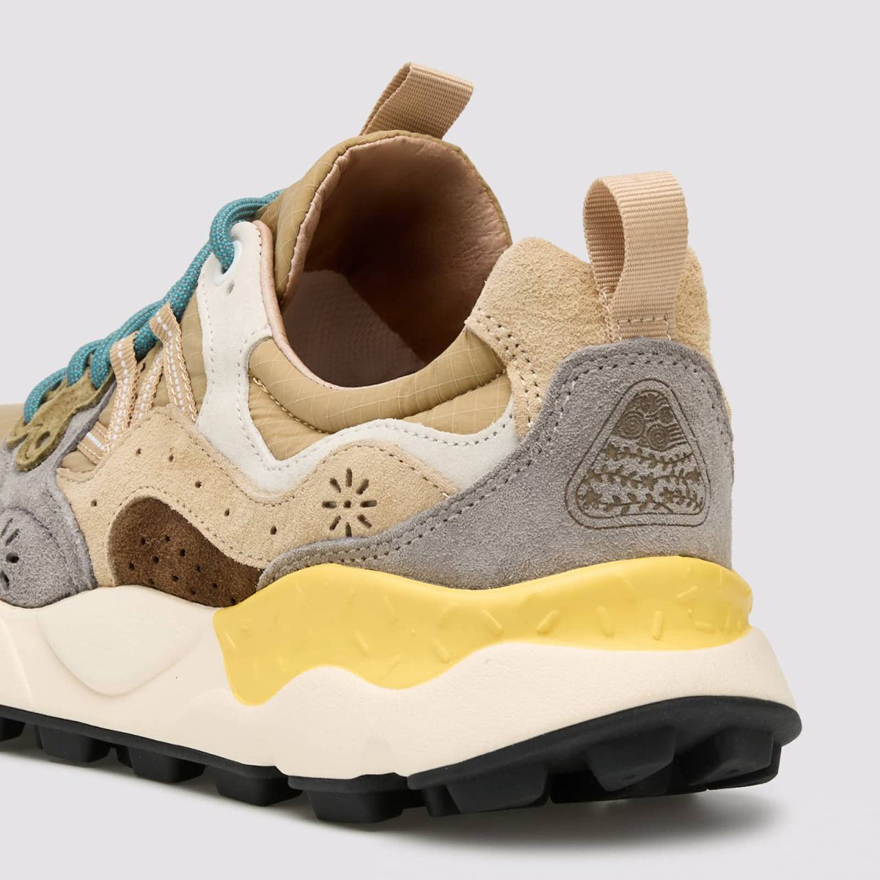 Yamano 3 Man Trainers - Brown/Grey