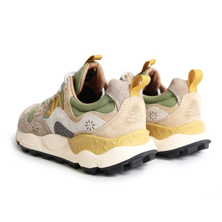 Yamano 3 Man Trainers - Military Green/Light Brown