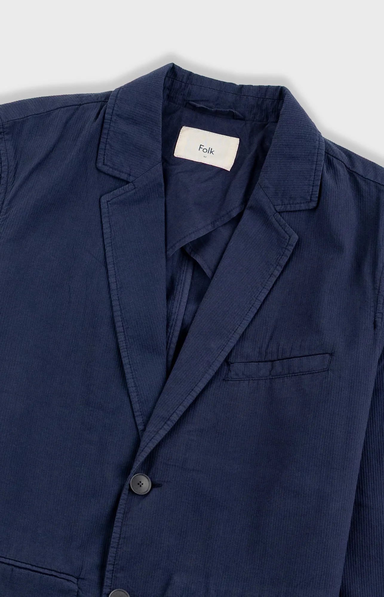 Assembly Blazer - Soft Navy Mini Stripe