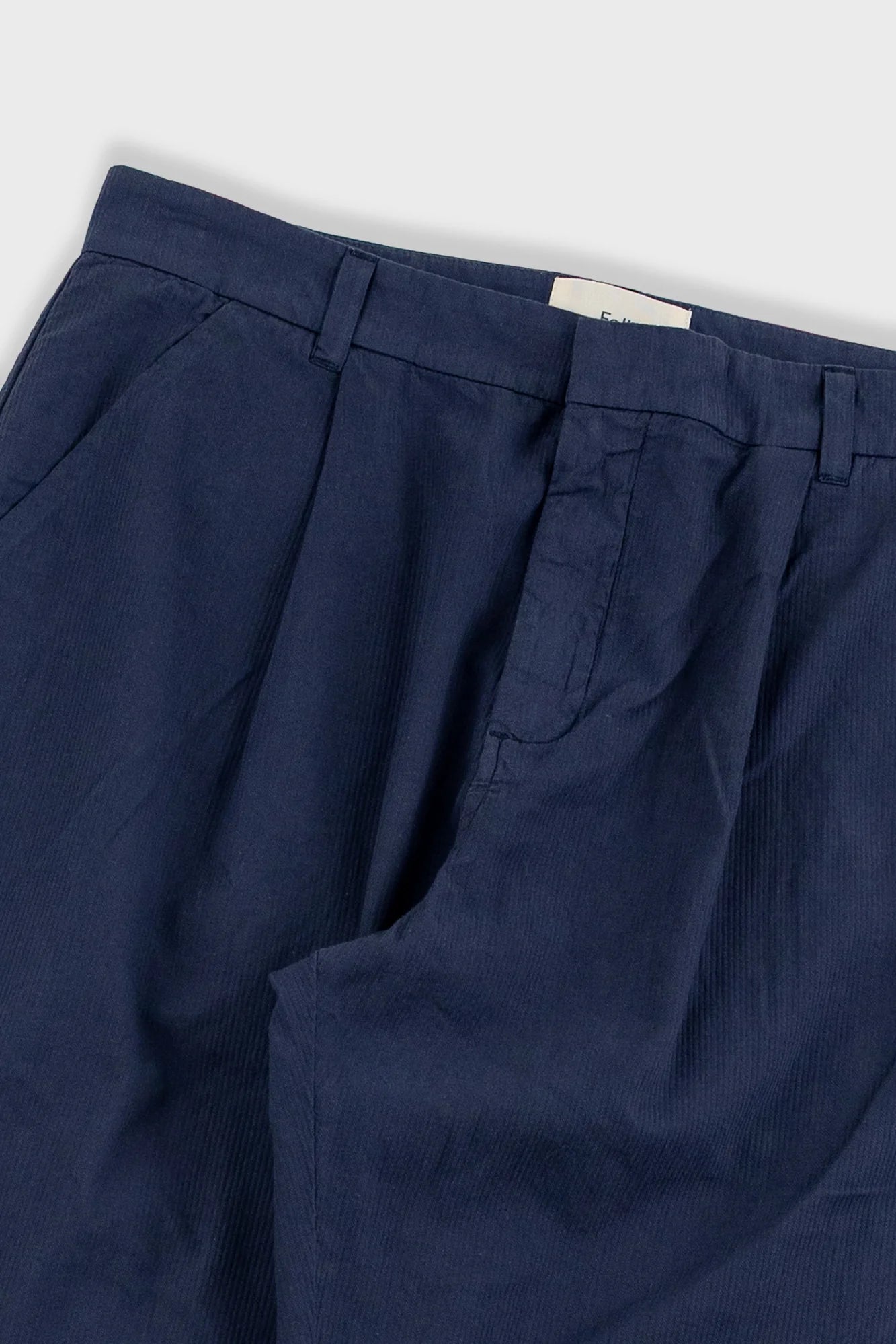 Assembly Suit Trousers - Soft Navy Mini Stripe