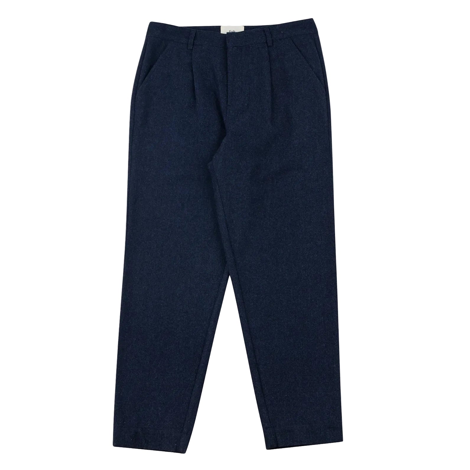 Assembly Suit Trouser - Dark Navy Melange Wool