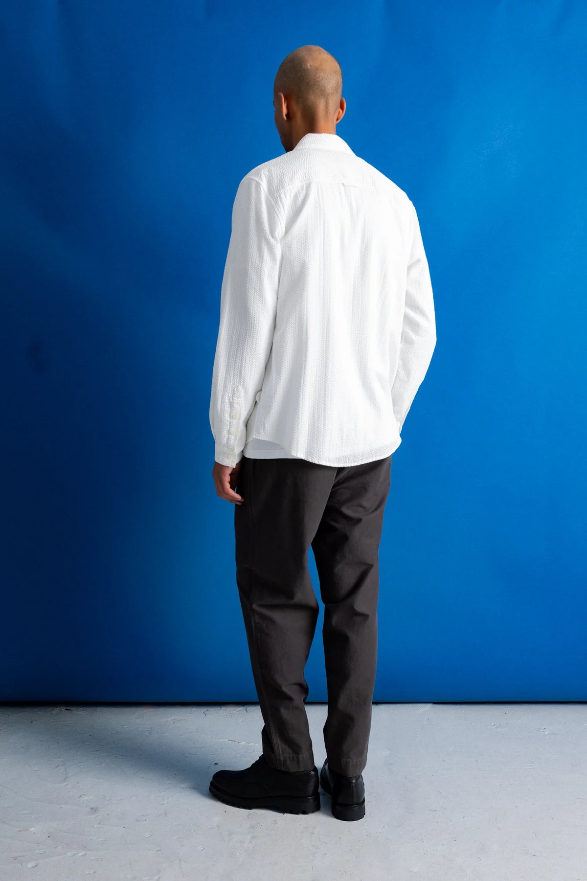 Assembly Pant - Charcoal Brown Slub